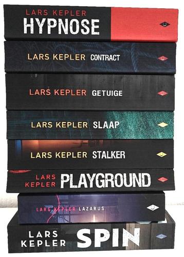 8 thrillers van Lars Kepler, o.a. Playground, Lazarus, Spin. beschikbaar voor biedingen