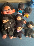 Mooie vintage Monchhichi aapjes, 7 stuks, Ophalen of Verzenden, Gebruikt