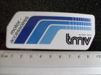 sticker TMV motoraccessoires logo techno motor veghel, Verzamelen, Stickers, Bedrijf of Vereniging, Ophalen of Verzenden, Zo goed als nieuw