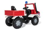 Rolly Unimog Brandweer + Flashlicht 038220 Rolly Toys, Ophalen of Verzenden, Nieuw, Trapvoertuig