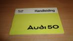Instructieboekje   AUDI  50, Boeken, Auto's | Folders en Tijdschriften, Nieuw, Audi, Verzenden