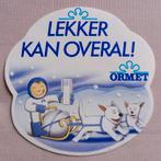 Sticker.    ORMET.  lekker kan overal!!!!!., Verzamelen, Ophalen of Verzenden, Zo goed als nieuw, Overige typen
