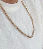 Gouden Koningsketting 14k 70cm, Sieraden, Tassen en Uiterlijk, Kettingen, Ophalen of Verzenden, Nieuw, Goud