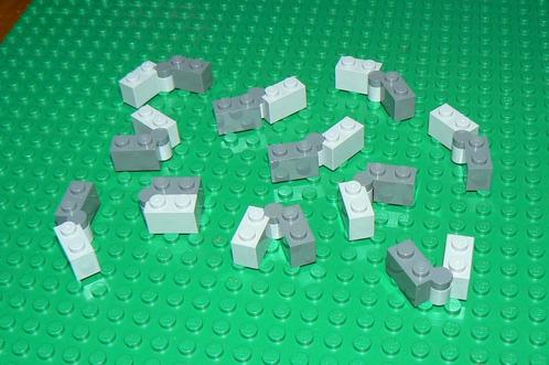 L801 Scharnierende muren nieuwe kleur licht en donker grijs, Kinderen en Baby's, Speelgoed | Duplo en Lego, Nieuw, Lego, Losse stenen