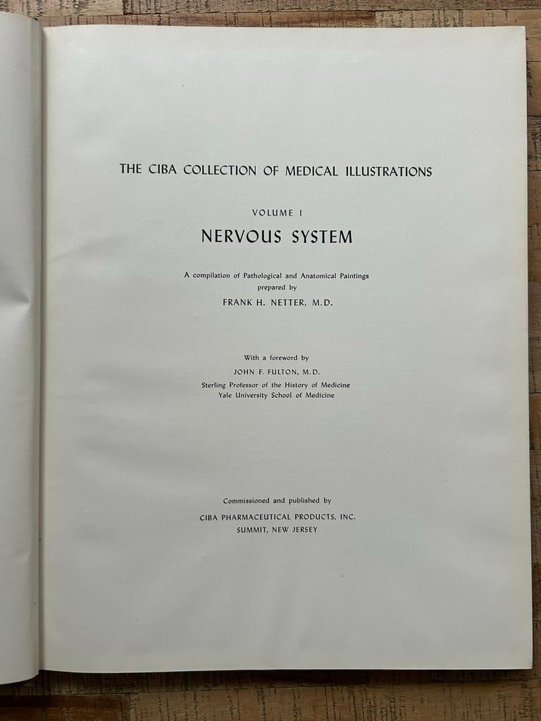 CIBA Collection Medical Illustrations - Zenuwstelsel, Ophalen of Verzenden