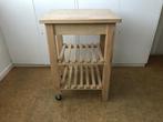 IKEA Bekväm roltafel / keukentrolley, Huis en Inrichting, Tafels | Bijzettafels, Ophalen, 55 tot 75 cm, Zo goed als nieuw, 60 cm of meer
