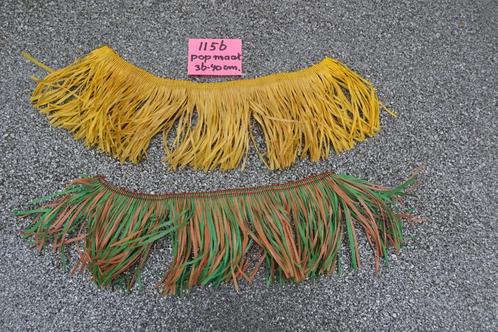 2 Originele Raffia rokjes van de wildebras poppen NR 1156, Verzamelen, Poppen, Zo goed als nieuw, Kleertjes, Ophalen of Verzenden