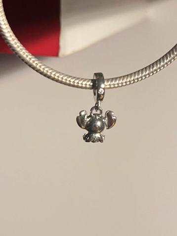 925 zilveren Stitch Bangle bedel voor Pandora armband beschikbaar voor biedingen