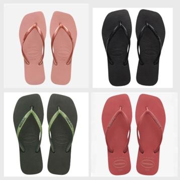 Havaianas Slim Square maat 37/38 + 39/40 div kleuren beschikbaar voor biedingen