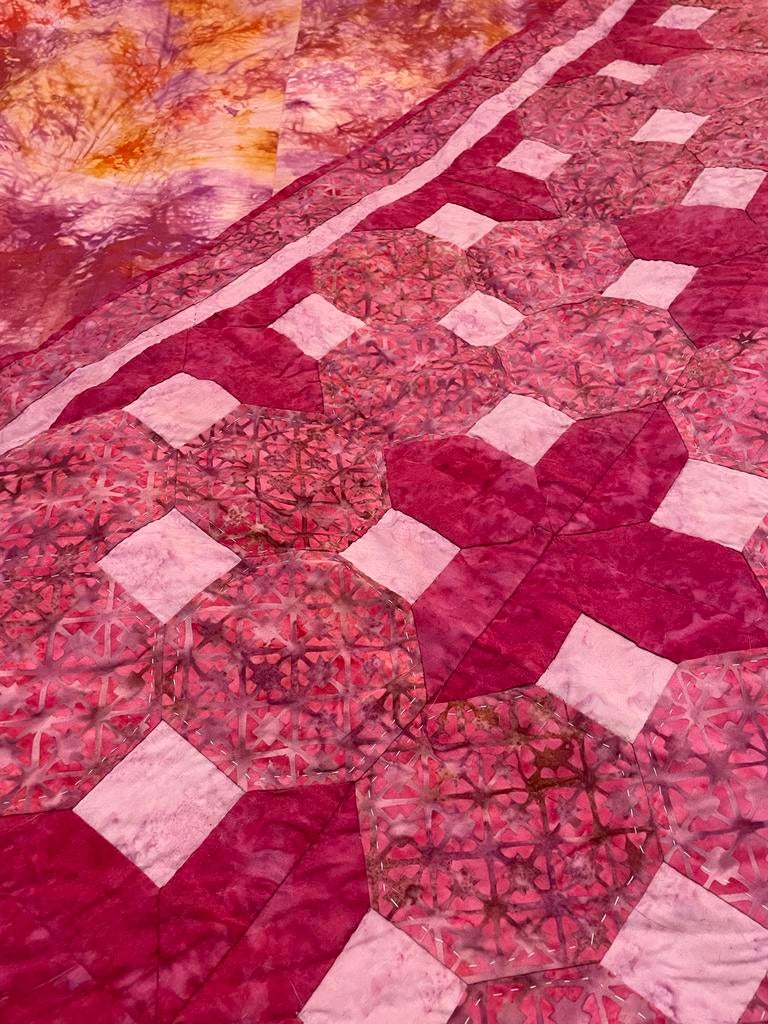 Vintage Patchwork Sprei 1-persoons, Ophalen of Verzenden