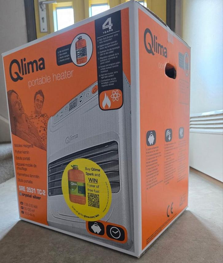 Qlima Petroleumkachel SRE 3531 TC-2, Huis en Inrichting, Kachels, Nieuw, Vrijstaand, Petroleumkachel, Overige brandstoffen, Ophalen of Verzenden