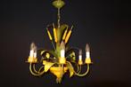 Italiaanse korenaren kroonluchter met 6 kaarslampen, Ophalen
