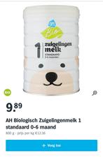 Dichte verpakking AH biologische babyvoeding 1, Nieuw, Overige typen, Ophalen