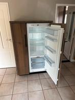 Houten Keukenkast met Inbouw Koelkast - Nieuwstaat, Witgoed en Apparatuur, Koelkasten en IJskasten, Ophalen, 100 tot 150 liter