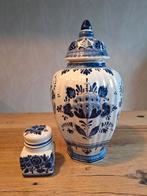 Mooie gemberpor en kruidenpotje van Delfs Blauw, Antiek en Kunst, Antiek | Porselein, Ophalen of Verzenden