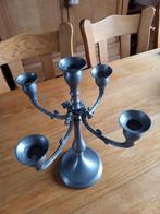 tinnen kandelaar, Ophalen of Verzenden, Overige materialen