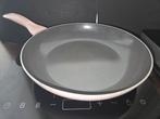 Zacht roze frying pan, Ophalen, Aluminium, Zo goed als nieuw, Keramische plaat