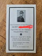 Sterbebild WW2 Duits Sanitäter Rus Gevangenkamp 1945, Ophalen of Verzenden, Bidprentje