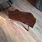 Unieke Boomstam Bijzettafel, Ophalen, Minder dan 50 cm, Gebruikt, Rustiek
