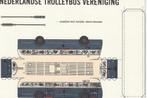 ARNHEM NEDERLANDSE TROLLEYBUS VERENIGING VOUWMODEL BUS, Ophalen of Verzenden, 1980 tot heden, Ongelopen, Gelderland