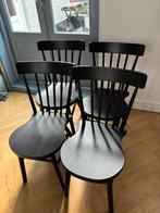 4 IKEA NORRARYD Stoelen - Zwart, Huis en Inrichting, Stoelen, Ophalen, Gebruikt, Zwart, Vier