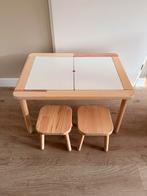 Ikea flisat kindertafel met 2 flisat kinderkrukken, Kinderen en Baby's, Ophalen, Gebruikt
