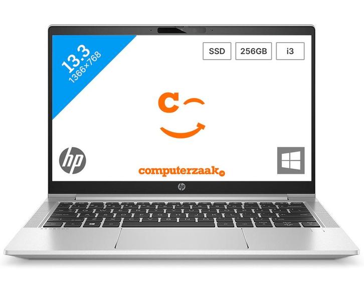 HP ProBook 430 G8/Intel Core i3 2.6GHz/8GB/256GB SSD, Computers en Software, Windows Laptops, Refurbished, 13 inch, SSD, 2 tot 3 Ghz