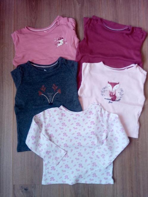 Zgan! Set van 5 mooie longsleeves van Lupilu! Mt 86/92, Kinderen en Baby's, Babykleding | Maat 86, Zo goed als nieuw, Meisje, Shirtje of Longsleeve