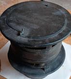 Enkel wandig RVS Regenkap zwart, Ophalen, Nieuw, Hout, Houtkachel