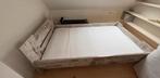 Tiener bed Woody 120 x 200 incl. matras en lattenbodem, Ophalen, Zo goed als nieuw, Twijfelaar, 120 cm