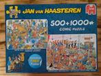 Jan van Haasteren Puzzel - 500 + 1000 stukjes, Ophalen of Verzenden, Meer dan 1500 stukjes, Zo goed als nieuw, Legpuzzel