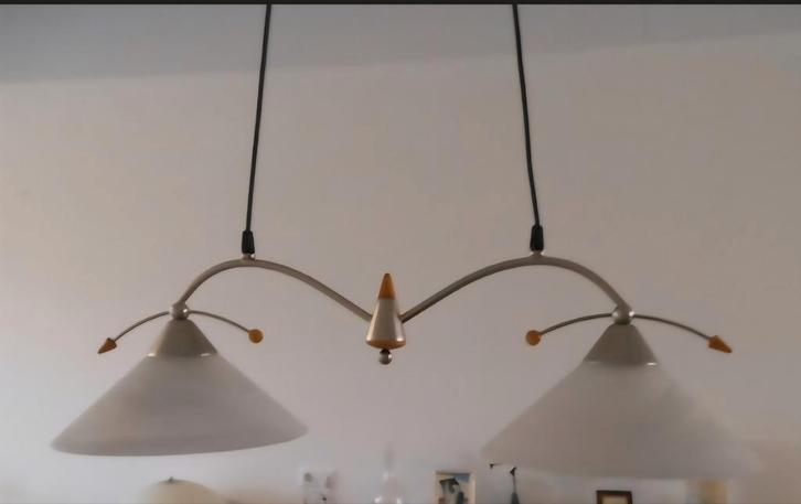 Lampen Set: Hanglamp, Wandlamp, Tafellamp, Huis en Inrichting, Lampen | Hanglampen, Zo goed als nieuw, Minder dan 50 cm, Glas