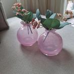 Fidrio Vaasjes - Set van 2, Overige kleuren, Ophalen of Verzenden, Minder dan 50 cm, Glas