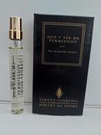 Simone Andreoli - Dont ask me permission (eau de parfum), Ophalen of Verzenden, Nieuw