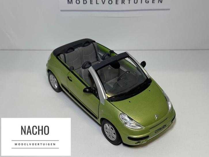 Citroën C3 Pluriël | Norev | schaal 1:18 | Groen, Hobby en Vrije tijd, Modelauto's | 1:18, Zo goed als nieuw, Norev, Ophalen of Verzenden