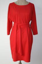 Ladress Rode Travelstof Jurk Maat 38/M, N.V.T., Zo goed als nieuw, N.V.T., Ophalen of Verzenden