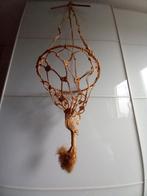 Vintage macrame hanger plantenhanger groot, Huis en Inrichting, Gebruikt, Ophalen of Verzenden, Macrame plantenhanger