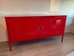 Rode Metalen TV Meubel, Huis en Inrichting, Ophalen, 100 tot 150 cm, Zo goed als nieuw, Minder dan 100 cm