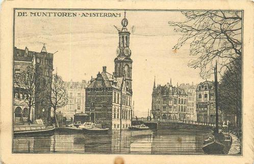 (304-220-021) Amsterdam De Munttoren, Verzamelen, Ansichtkaarten | Nederland, Noord-Holland, Verzenden