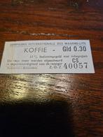 Antiek Koffiekaartje Wagon Lits Treinen, Ophalen of Verzenden