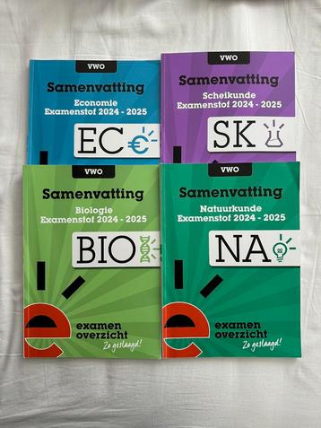 ExamenOverzicht - Samenvatting Examenstof VWO beschikbaar voor biedingen