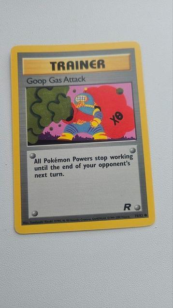 Pokemonkaarten rocket goop gas attack 78/82