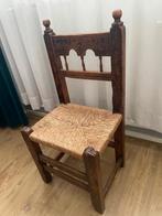 Oud stoeltje met rieten zitting, Ophalen