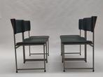 4x vintage eetkamerstoel Pastoe SM 08 stoel Cees Braakman, Huis en Inrichting, Stoelen, Ophalen, Gebruikt, ., Metaal