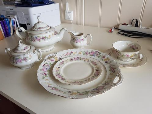 Brocante theeservies, Antiek en Kunst, Antiek | Servies compleet, Ophalen