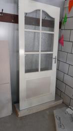Binnendeur met glas deur, Ophalen, Gebruikt, 80 tot 100 cm, Binnendeur
