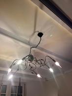 Hang lamp - design met bladeren, Ophalen, Gebruikt, Metaal, Minder dan 50 cm