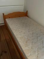 1 Persoons bed Hout 90x200, Ophalen, Gebruikt, 90 cm, Eenpersoons