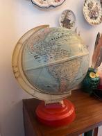 Retro wereldbol globe, Huis en Inrichting, Woonaccessoires | Wereldbollen, Ophalen of Verzenden, Zo goed als nieuw