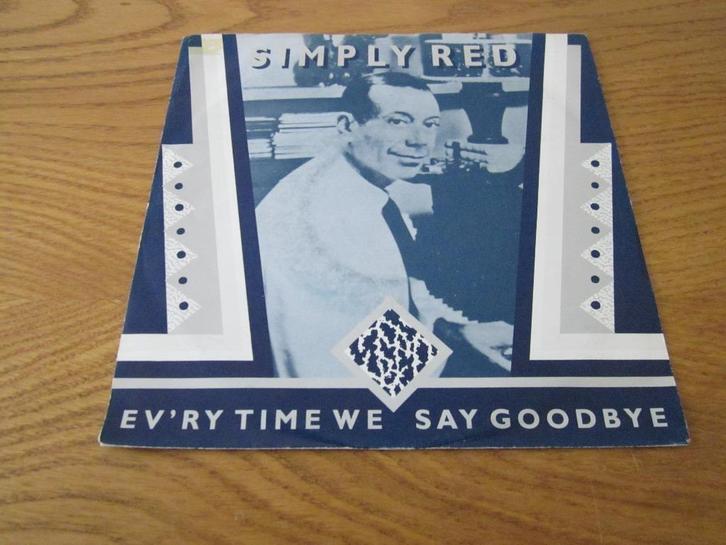 Simply Red - Ev'ry Time We Say Goodbye 1987 Europa Single, Cd's en Dvd's, Vinyl Singles, Gebruikt, Single, Pop, 7 inch, Ophalen